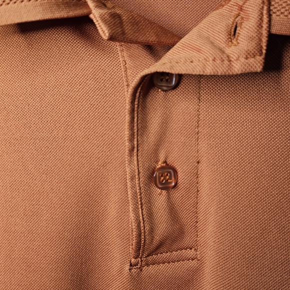AKWA Classic Rust Orange Polo Shirt Size 3XL Big And Tall Golf Casual USA Made - Picture 4 of 11